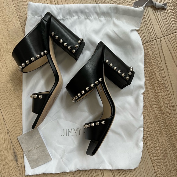 Authentic Jimmy Choo studded heels - Picture 2 of 9